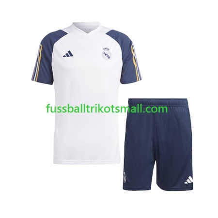 Real Madrid Kinder Weiß Trainingsshirts 2023-2024